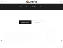 Tablet Screenshot of gospeltractstore.com